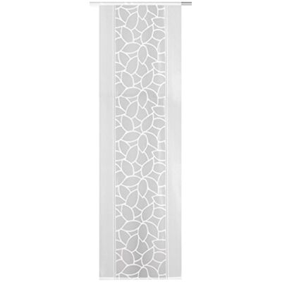 Home Fashion Tenda a pannello Jacquard, in poliestere, 225 x 57 cm, colore: Bianco Home Fashion Tenda a pannello Jacquard, in poliestere, 225 x 57 cm, colore: Bianco