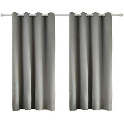 WOLTU Tende Oscuranti con Occhielli Tenda Drappeggio Opaca Finestra Termica Isolante 2 Pannelli WOLTU Tende Oscuranti con Occhielli Tenda Drappeggio Opaca Finestra Termica Isolante 2 Pannelli