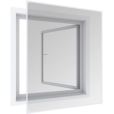 Windhager zanzariera zanzariera finestra magnetica, montaggio senza attrezzi, bianco, 100 x 120 cm, 04300 Windhager zanzariera zanzariera finestra magnetica, montaggio senza attrezzi, bianco, 100 x 120 cm, 04300