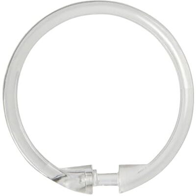 Kenney Manufacturing Company White Shower Rings Clear Kenney Manufacturing Company White Shower Rings Clear