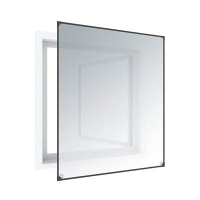 Windhager Zanzariera e Protezione Solare per finestre, Telaio Magnetico per finestre, zanzariera Senza Attrezzi, Kit Fai da Te, 100 x 120 cm, Antracite Windhager Zanzariera e Protezione Solare per finestre, Telaio Magnetico per finestre, zanzariera Senza Attrezzi, Kit Fai da Te, 100 x 120 cm, Antracite