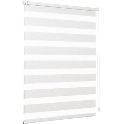 Sekey Doppia tenda a rullo, fissaggio senza fori, per finestre, doppia tenda a rullo, larghezza 115 cm, protezione solare, 115 x 210 cm, lino Sekey Doppia tenda a rullo, fissaggio senza fori, per finestre, doppia tenda a rullo, larghezza 115 cm, protezione solare, 115 x 210 cm, lino
