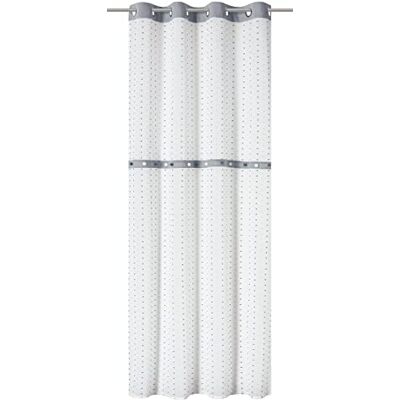 Elbersdrucke Tenda con occhielli Bobbel 07, semitrasparente, 255 x 140 cm, per soggiorno, camera da letto, cucina, corridoio, cameretta dei bambini Elbersdrucke Tenda con occhielli Bobbel 07, semitrasparente, 255 x 140 cm, per soggiorno, camera da letto, cucina, corridoio, cameretta dei bambini