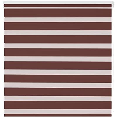 Zebra Textil - Shae - Marrone - 145 x 180 cm - Tenda a rullo Zebra Textil - Shae - Marrone - 145 x 180 cm - Tenda a rullo