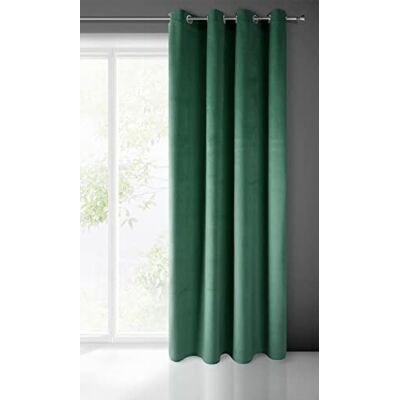 Eurofirany Modello - Tenda in velluto verde scuro - 140x250 cm Eurofirany Modello - Tenda in velluto verde scuro - 140x250 cm