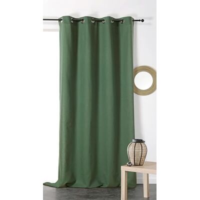 Linder Tenda metis in materiali naturali (cotone/lino) colori verde eucalipto occhielli 135 x 260 cm Linder Tenda metis in materiali naturali (cotone/lino) colori verde eucalipto occhielli 135 x 260 cm