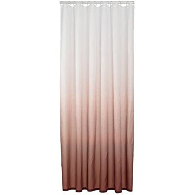 sealskin Blend Tenda da Doccia 180x200 cm, Poliestere, Rosa Scuro/Bianco sealskin Blend Tenda da Doccia 180x200 cm, Poliestere, Rosa Scuro/Bianco