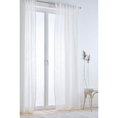 Jotex Ellen Tenda Multifunzione, Tende in Lino Semitrasparente per Soggiorno (Set di 2), Bianco, 300 cm Jotex Ellen Tenda Multifunzione, Tende in Lino Semitrasparente per Soggiorno (Set di 2), Bianco, 300 cm