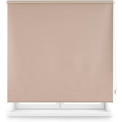 Blindecor Tenda oscurante su misura, colore avorio, 150 x 230 cm (larghezza per altezza), dimensioni del tessuto, 147 x 225 cm, tende avvolgibili oscuranti per finestre Blindecor Tenda oscurante su misura, colore avorio, 150 x 230 cm (larghezza per altezza), dimensioni del tessuto, 147 x 225 cm, tende avvolgibili oscuranti per finestre