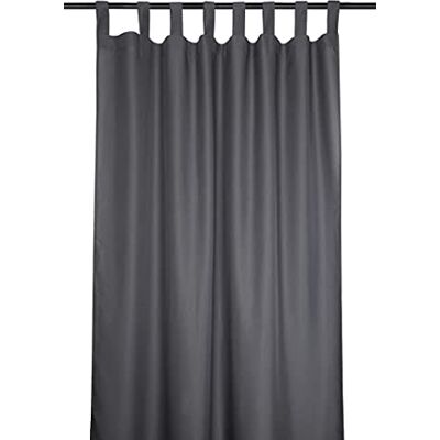 Stof Tenda Modello Nelson Antracite 135 x 260 cm 100% poliestere Stof Tenda Modello Nelson Antracite 135 x 260 cm 100% poliestere