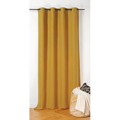 Linder Tenda Inuit gialla, senape, finitura occhielli, canna di fucile, 140 x 260 cm Linder Tenda Inuit gialla, senape, finitura occhielli, canna di fucile, 140 x 260 cm