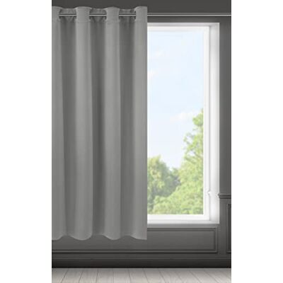 EUROFIRANY Logan Tenda Oscurante - 1 Unità, Occhielli , Blocco della Luce, Oscuramento della Stanza - Tenda EUROFIRANY Logan Tenda Oscurante - 1 Unità, Occhielli , Blocco della Luce, Oscuramento della Stanza - Tenda