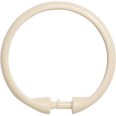 Kenney Anelli per Tenda Doccia, Crema, 12-Pack Kenney Anelli per Tenda Doccia, Crema, 12-Pack