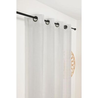 Linder Tenda a quadri alsaziani Finitura occhielli colore canna fucile Colore bianco lino 145 x 260 cm 60% poliestere 40% cotone Tessuto e tinto in Francia Collezione Kelsch Linder Tenda a quadri alsaziani Finitura occhielli colore canna fucile Colore bianco lino 145 x 260 cm 60% poliestere 40% cotone Tessuto e tinto in Francia Collezione Kelsch
