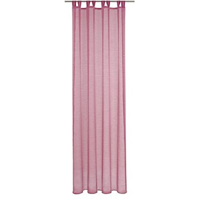Deko Trends Tenda ad Occhielli, Tessuto, Rosso Deko Trends Tenda ad Occhielli, Tessuto, Rosso