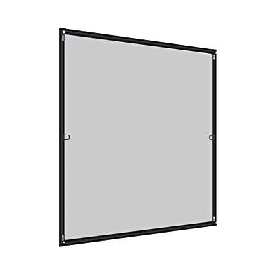 Windhager tenditore Plus Fissaggio zanzariera, Telaio in Alluminio per finestre 100 cm x 120 cm, Antracite, Windhager tenditore Plus Fissaggio zanzariera, Telaio in Alluminio per finestre 100 cm x 120 cm, Antracite,