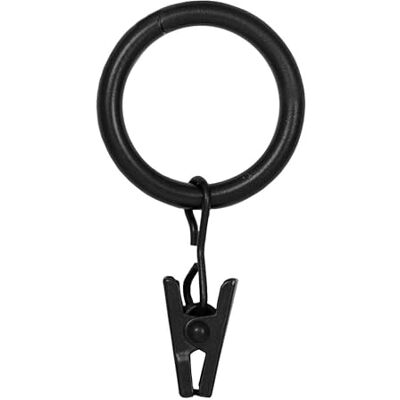 Kenney Real Home Clip Rings, Black, Confezione da 1 Kenney Real Home Clip Rings, Black, Confezione da 1