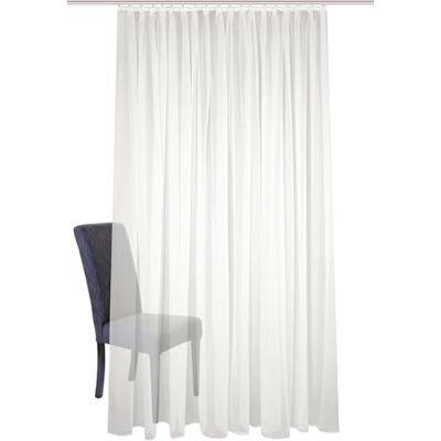 HOME WOHNIDEEN Fertigstore Sablio Uni Nastro plissettato, bianco o lana, diverse misure, colore: bianco lana, dimensioni: 245 x 300 cm HOME WOHNIDEEN Fertigstore Sablio Uni Nastro plissettato, bianco o lana, diverse misure, colore: bianco lana, dimensioni: 245 x 300 cm