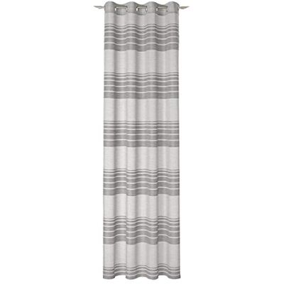 Deko Trends Tenda con occhielli, in poliestere platino, 245 x 140 cm Deko Trends Tenda con occhielli, in poliestere platino, 245 x 140 cm