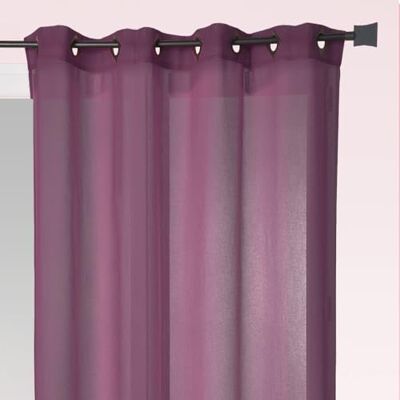 HomeMaison Home Maison Tenda in voile tinta unita con occhielli quadrati poliestere trasparente setaccio per soggiorno, camera da letto, cucina Ø 8 occhielli quadrati 140 x 240 cm prugna HomeMaison Home Maison Tenda in voile tinta unita con occhielli quadrati poliestere trasparente setaccio per soggiorno, camera da letto, cucina Ø 8 occhielli quadrati 140 x 240 cm prugna