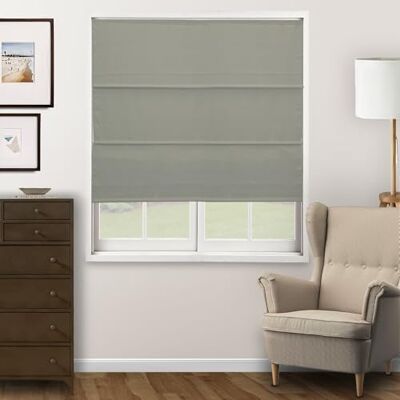 CHICOLOGY Roman Shades for Windows, Roman Window Shades, Roman Shades, Window Treatments, Window Shades for Home, Polyester Window Shade, Ridgewood Sage (Privacy & Light Filtering), 29" W X 72" H CHICOLOGY Roman Shades for Windows, Roman Window Shades, Roman Shades, Window Treatments, Window Shades for Home, Polyester Window Shade, Ridgewood Sage (Privacy & Light Filtering), 29" W X 72" H