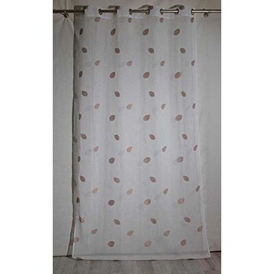 HOME MAISON Tenda Ricamata con Motivi a Diamante Fucsia - Tenda HOME MAISON Tenda Ricamata con Motivi a Diamante Fucsia - Tenda