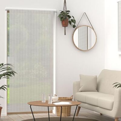 Soleil d'ocre , Tenda trasparente per portafinestra 90x200 cm BELLA argento Soleil d'ocre , Tenda trasparente per portafinestra 90x200 cm BELLA argento