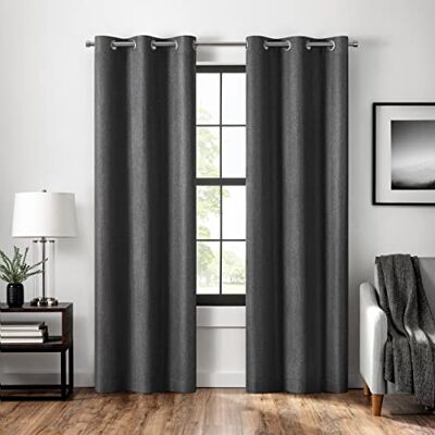 Eclipse Welwick Tenda oscurante con chiusura magnetica per camera da letto (1 pannello), 101,6 x 160 cm, colore: nero Eclipse Welwick Tenda oscurante con chiusura magnetica per camera da letto (1 pannello), 101,6 x 160 cm, colore: nero