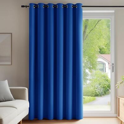 Deconovo Tenda Oscurante da Interno 280 CM Altezza 1 Pannello, Tende Oscuranti Termiche Isolanti per Interni Finestre con Anelli, 200x280 CM, Blu Elettronico Deconovo Tenda Oscurante da Interno 280 CM Altezza 1 Pannello, Tende Oscuranti Termiche Isolanti per Interni Finestre con Anelli, 200x280 CM, Blu Elettronico