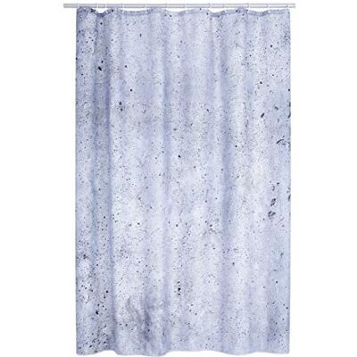 RIDDER Cement Tenda da Doccia in Poliestere, 180 x 200 cm, Colore: Grigio RIDDER Cement Tenda da Doccia in Poliestere, 180 x 200 cm, Colore: Grigio