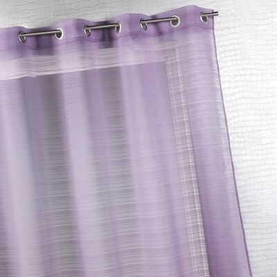 HomeMaison Tenda fantasia a righe sottili 100% poliestere Setacciatura e decorativa per soggiorno, camera da letto Ø 4 cm occhielli tondi argento 290 x 240 cm Viola Parma HomeMaison Tenda fantasia a righe sottili 100% poliestere Setacciatura e decorativa per soggiorno, camera da letto Ø 4 cm occhielli tondi argento 290 x 240 cm Viola Parma