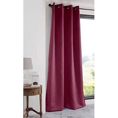 Stof LOVELY CASA Notte Tenda OCCULTANT 135 x 250 cm, Poliestere, Lampone Stof LOVELY CASA Notte Tenda OCCULTANT 135 x 250 cm, Poliestere, Lampone
