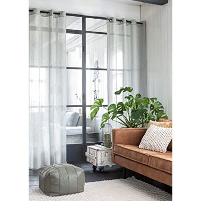 Elbersdrucke Tenda con occhielli Elba 07 semitrasparente, 255 x 140 cm, per soggiorno, camera da letto, cucina, corridoio, cameretta dei bambini Elbersdrucke Tenda con occhielli Elba 07 semitrasparente, 255 x 140 cm, per soggiorno, camera da letto, cucina, corridoio, cameretta dei bambini