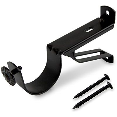 Rod Desyne Single Bracket Piece, Black Rod Desyne Single Bracket Piece, Black