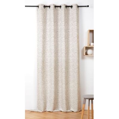 Linder Tenda con motivo ispirato Tweeds inglese, stile rustico, finitura occhielli canna di fucile Colore lino e bianco, dimensioni 140 x 240 cm, 89% poliestere, 11% lino, collezione Harris Linder Tenda con motivo ispirato Tweeds inglese, stile rustico, finitura occhielli canna di fucile Colore lino e bianco, dimensioni 140 x 240 cm, 89% poliestere, 11% lino, collezione Harris