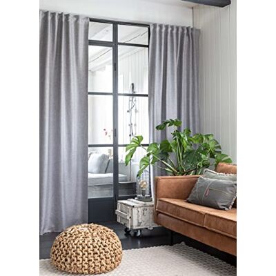 Elbersdrucke Vienna 07 Tenda con passanti nascosti, oscurante, termoisolante, a risparmio energetico, 255 x 140 cm, , per soggiorno, camera da letto, cucina, corridoio, cameretta dei bambini Elbersdrucke Vienna 07 Tenda con passanti nascosti, oscurante, termoisolante, a risparmio energetico, 255 x 140 cm, , per soggiorno, camera da letto, cucina, corridoio, cameretta dei bambini
