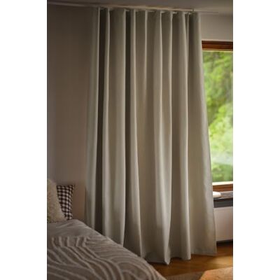 Jotex Moonbeam Tenda oscurante extra larga, 270 cm, multifunzione, con blocco della luce al 100%, confezione da 1, beige chiaro, 270 x 300 cm Jotex Moonbeam Tenda oscurante extra larga, 270 cm, multifunzione, con blocco della luce al 100%, confezione da 1, beige chiaro, 270 x 300 cm
