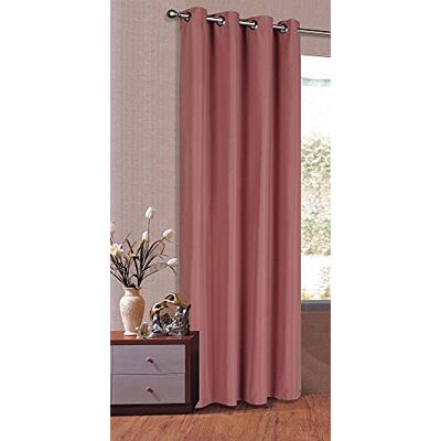 Gardinenbox Tenda oscurante oscurante in tinta unita con occhielli, 225 x 140 cm, colore: rosa antico Gardinenbox Tenda oscurante oscurante in tinta unita con occhielli, 225 x 140 cm, colore: rosa antico