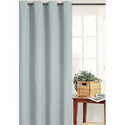 HomeMaison Tenda obscurcissant Uni, Poliestere, Perla, 250 x 135 cm HomeMaison Tenda obscurcissant Uni, Poliestere, Perla, 250 x 135 cm