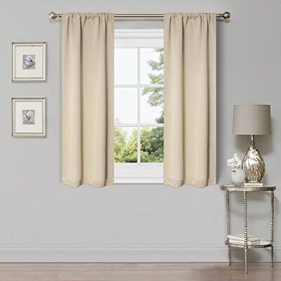 Superior Tende oscuranti, per oscurare la stanza, accenti per finestre per camera da letto, soggiorno, blocco solare, termiche, classiche moderne, collezione solida, set di 2 pannelli, tasca per asta, Superior Tende oscuranti, per oscurare la stanza, accenti per finestre per camera da letto, soggiorno, blocco solare, termiche, classiche moderne, collezione solida, set di 2 pannelli, tasca per asta,
