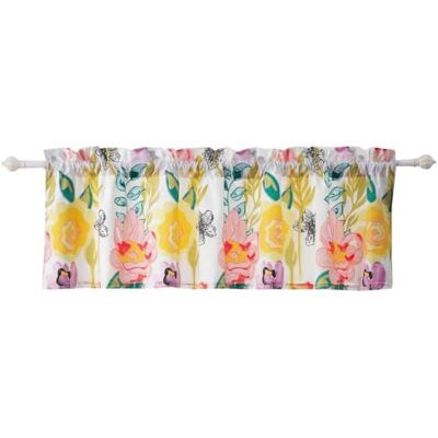 Greenland Home Fashions Greenland Home Watercolor Dream Mantovana per Finestra, Colore: Bianco Greenland Home Fashions Greenland Home Watercolor Dream Mantovana per Finestra, Colore: Bianco