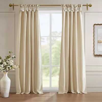 Madison Park Emilia Tenda singola in finta seta con fodera per la privacy, con passanti intrecciati fai da te, per soggiorno, camera da letto e dormitorio, 127 x 213 cm, champagne Madison Park Emilia Tenda singola in finta seta con fodera per la privacy, con passanti intrecciati fai da te, per soggiorno, camera da letto e dormitorio, 127 x 213 cm, champagne