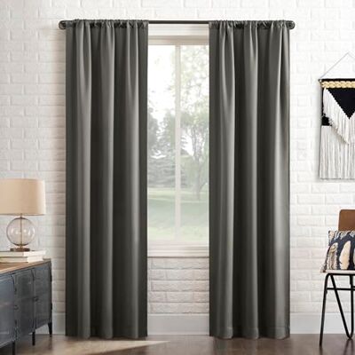 Sun Bergen Theater Grade Extreme Tenda a pannello 100% oscurante, con tasca per bastone, 101,6 x 213,4 cm, colore: grigio Sun Bergen Theater Grade Extreme Tenda a pannello 100% oscurante, con tasca per bastone, 101,6 x 213,4 cm, colore: grigio