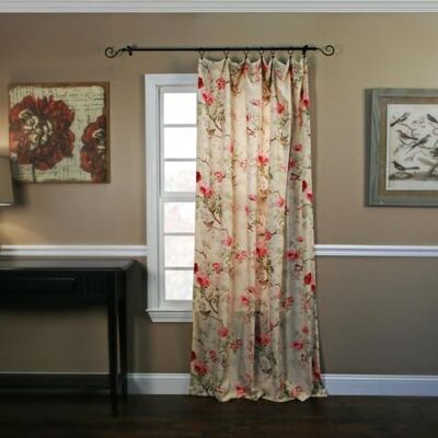 Ellis Curtain Balmoral Tenda a pannello con motivo floreale, 122 x 160 cm, colore: Rosso Ellis Curtain Balmoral Tenda a pannello con motivo floreale, 122 x 160 cm, colore: Rosso