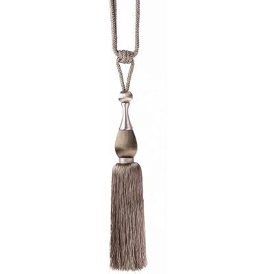 Chic Home ROBERTO Corda decorativa con nappa, 96 cm, oliva Chic Home ROBERTO Corda decorativa con nappa, 96 cm, oliva