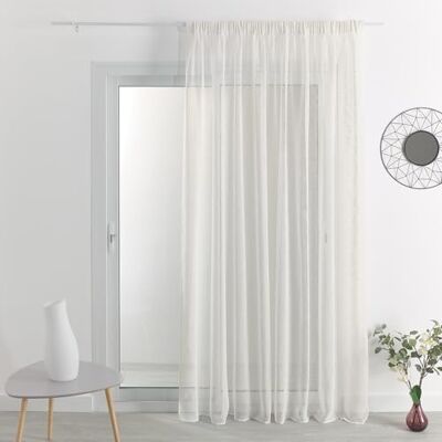 HomeMaison Tenda setacciante in stamina poliestere avorio 415 x 240 cm HomeMaison Tenda setacciante in stamina poliestere avorio 415 x 240 cm