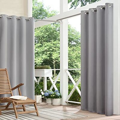 Eclipse Bradford Tenda oscurante per finestra, versatile, impermeabile, con occhielli, per interni ed esterni (1 pannello), 132 x 160 cm, bianco Eclipse Bradford Tenda oscurante per finestra, versatile, impermeabile, con occhielli, per interni ed esterni (1 pannello), 132 x 160 cm, bianco