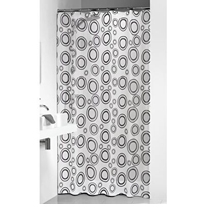 sealskin Circolo Tenda da Doccia, PEVA, Trasparente, 180 x 200 cm sealskin Circolo Tenda da Doccia, PEVA, Trasparente, 180 x 200 cm
