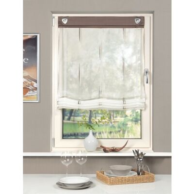 Tenda romana Home Fashion, poliestere, grigia, 180x80cm - Copertura finestra Tenda romana Home Fashion, poliestere, grigia, 180x80cm - Copertura finestra