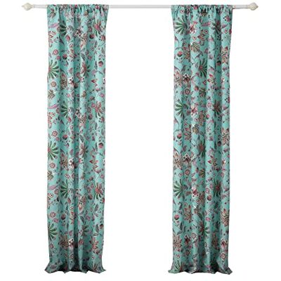 Greenland Home Fashions Greenland Home Tende Audrey, 213 x 213 cm, colore: Turchese Greenland Home Fashions Greenland Home Tende Audrey, 213 x 213 cm, colore: Turchese